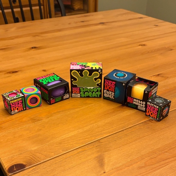 Other - Nee Doh bundle - 7 three mini ,one fuzzball, one pup, one mellow and one splat
